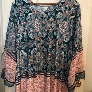 Catherine’s Paisley Print Blouse Women’s Size 18/20